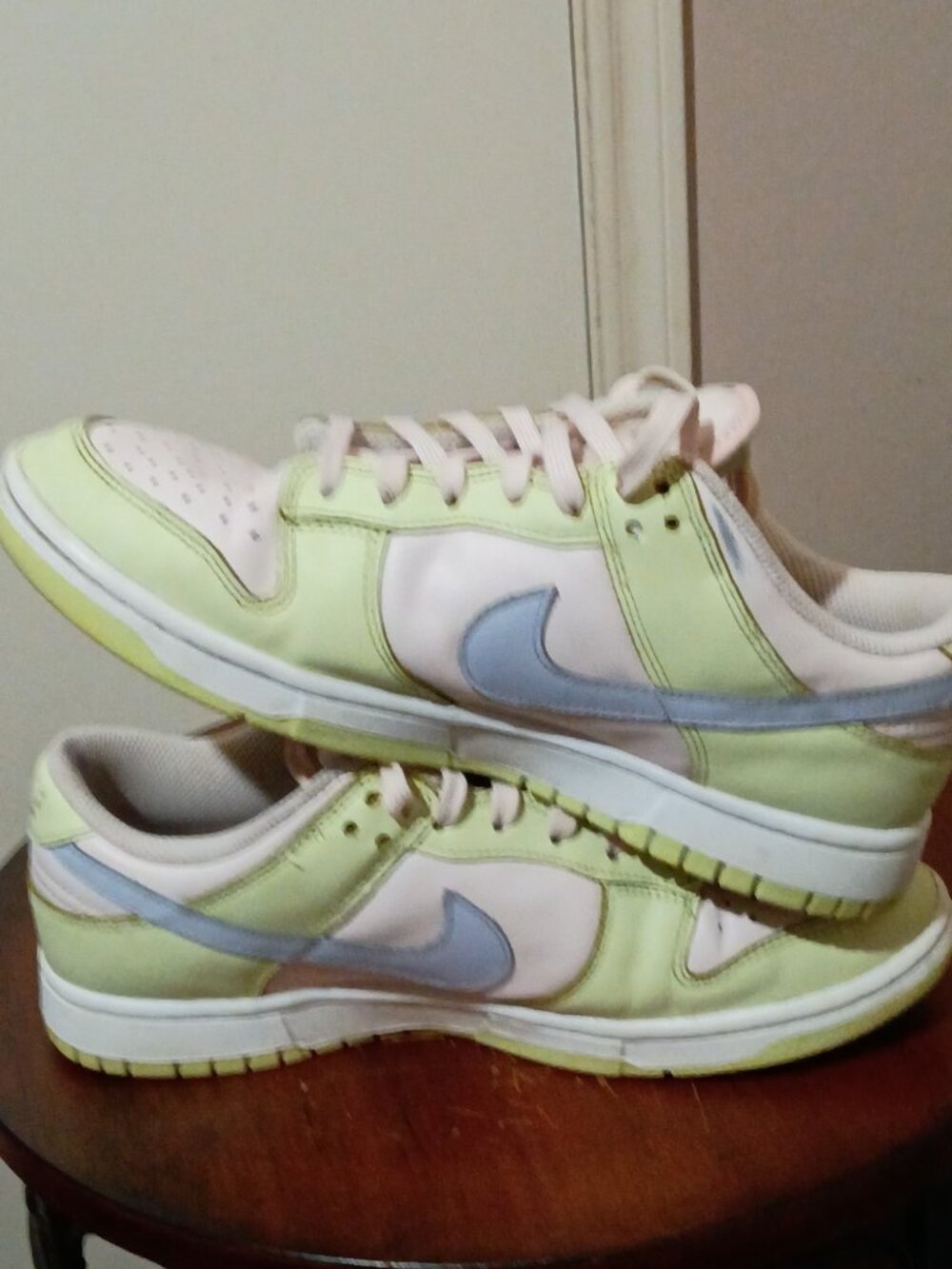 Nike Dunk Low Women's Size 9.5 Soft Pink Lime Ice White DD1503-600 Green - Picture 14 of 15